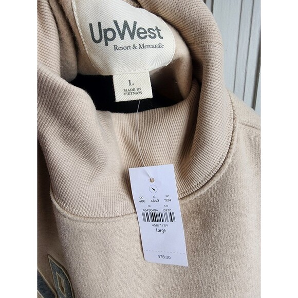 NEW Upwest Varsity Mockneck Sweatshirt Women's - L - Picture 5 of 7